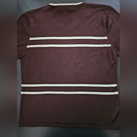 NWT - Silk Blend Stretch Chocolate Austin Reed Jersey - Size XL - Picture 7 of 8